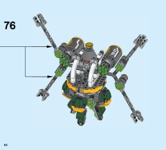 LEGO 76059 instructions page 64 – build guide