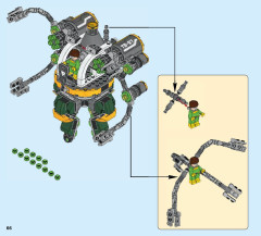 LEGO 76059 instructions page 66 – build guide