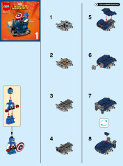 LEGO 76065 instructions page 1 – build guide