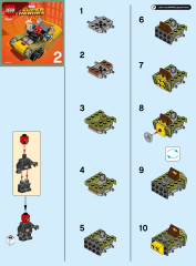 LEGO 76065 instructions page 1 – build guide