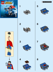 LEGO 76068 instructions page 1 – build guide