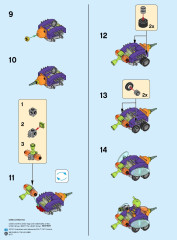 LEGO 76069 instructions page 2 – build guide