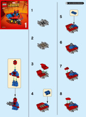 LEGO 76071 instructions page 1 – build guide