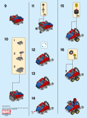LEGO 76071 instructions page 2 – build guide
