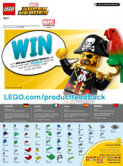 LEGO 76071 instructions page 1 – build guide