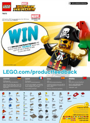 LEGO 76072 instructions page 1 – build guide