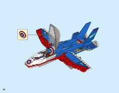 LEGO 76076 instructions page 54 – build guide