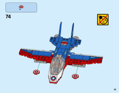 LEGO 76076 instructions page 55 – build guide