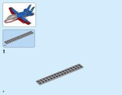 LEGO 76076 instructions page 8 – build guide