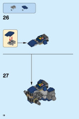 LEGO 76077 instructions page 18 – build guide