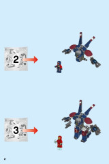 LEGO 76077 instructions page 2 – build guide