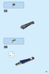 LEGO 76077 instructions page 23 – build guide