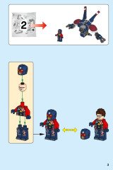 LEGO 76077 instructions page 3 – build guide
