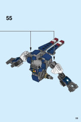 LEGO 76077 instructions page 33 – build guide