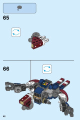 LEGO 76077 instructions page 42 – build guide