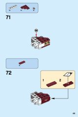 LEGO 76077 instructions page 45 – build guide