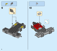 LEGO 76078 instructions page 8 – build guide