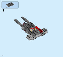 LEGO 76078 instructions page 12 – build guide