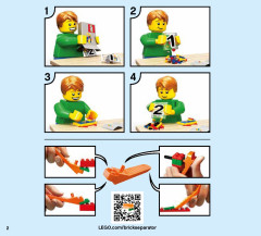LEGO 76078 instructions page 2 – build guide