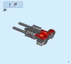 LEGO 76078 instructions page 21 – build guide