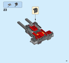 LEGO 76078 instructions page 23 – build guide
