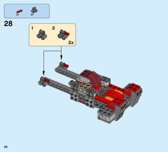 LEGO 76078 instructions page 28 – build guide
