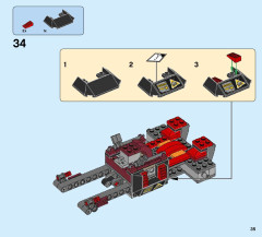 LEGO 76078 instructions page 35 – build guide