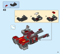 LEGO 76078 instructions page 39 – build guide