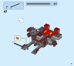 LEGO 76078 instructions page 43 – build guide