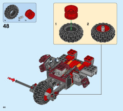 LEGO 76078 instructions page 44 – build guide