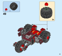 LEGO 76078 instructions page 45 – build guide