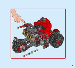 LEGO 76078 instructions page 49 – build guide