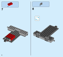 LEGO 76078 instructions page 8 – build guide