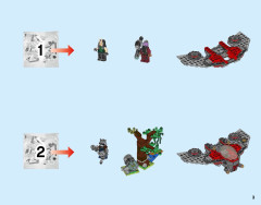 LEGO 76079 instructions page 3 – build guide