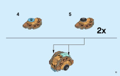 LEGO 76080 instructions page 11 – build guide