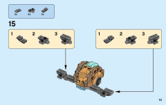 LEGO 76080 instructions page 13 – build guide