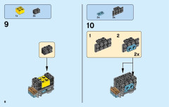 LEGO 76080 instructions page 8 – build guide