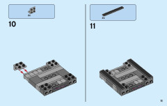 LEGO 76081 instructions page 11 – build guide