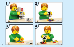 LEGO 76081 instructions page 2 – build guide