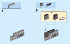 LEGO 76081 instructions page 8 – build guide