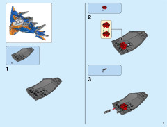 LEGO 76081 instructions page 3 – build guide