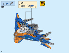 LEGO 76081 instructions page 62 – build guide