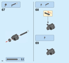 LEGO 76083 instructions page 50 – build guide
