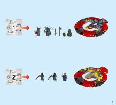 LEGO 76084 instructions page 3 – build guide