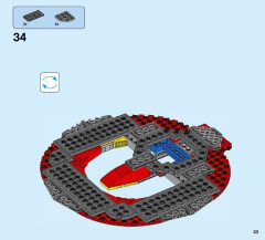 LEGO 76084 instructions page 33 – build guide