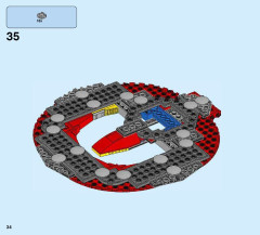 LEGO 76084 instructions page 34 – build guide