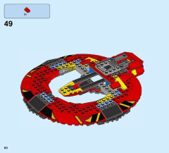 LEGO 76084 instructions page 50 – build guide