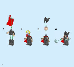 LEGO 76084 instructions page 6 – build guide