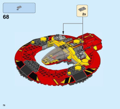 LEGO 76084 instructions page 70 – build guide