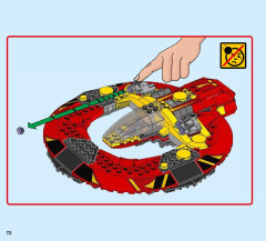 LEGO 76084 instructions page 72 – build guide